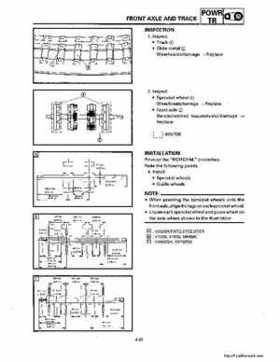 1994-2001 Yamaha Venture/V-Max 500 Series Snowmobile Service Manual, Page 461