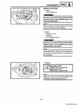 1994-2001 Yamaha Venture/V-Max 500 Series Snowmobile Service Manual, Page 487