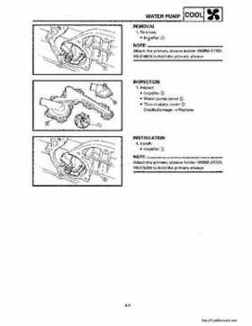 1994-2001 Yamaha Venture/V-Max 500 Series Snowmobile Service Manual, Page 502