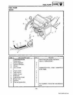 1994-2001 Yamaha Venture/V-Max 500 Series Snowmobile Service Manual, Page 518