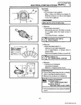 1994-2001 Yamaha Venture/V-Max 500 Series Snowmobile Service Manual, Page 530