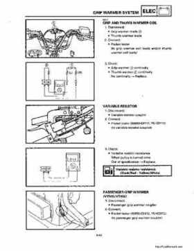 1994-2001 Yamaha Venture/V-Max 500 Series Snowmobile Service Manual, Page 567