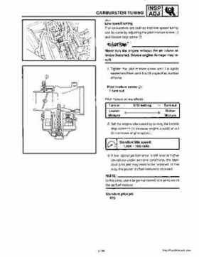 1999-2001 Yamaha Phazer 500 / Venture 500 service manual, Page 48