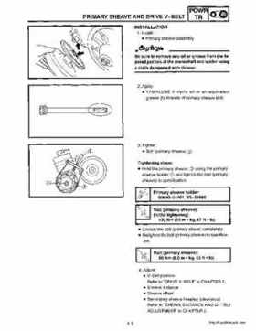 1999-2001 Yamaha Phazer 500 / Venture 500 service manual, Page 78