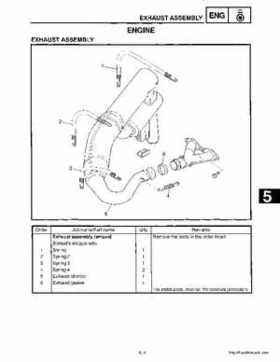 1999-2001 Yamaha Phazer 500 / Venture 500 service manual, Page 114