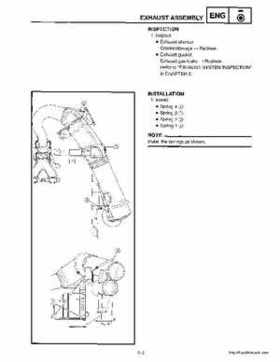 1999-2001 Yamaha Phazer 500 / Venture 500 service manual, Page 115