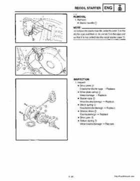 1999-2001 Yamaha Phazer 500 / Venture 500 service manual, Page 138