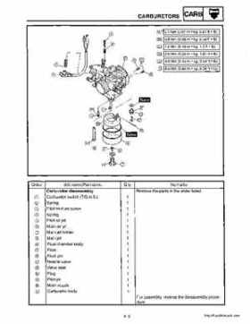 1999-2001 Yamaha Phazer 500 / Venture 500 service manual, Page 142