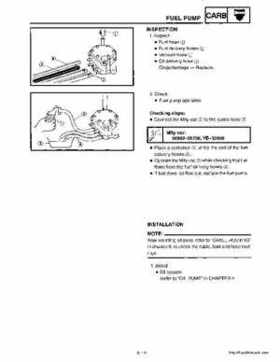 1999-2001 Yamaha Phazer 500 / Venture 500 service manual, Page 149