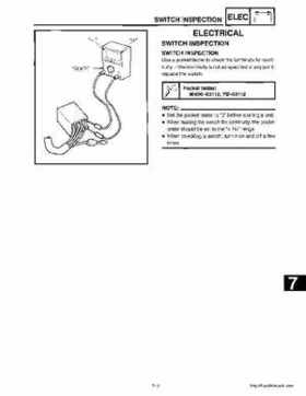 1999-2001 Yamaha Phazer 500 / Venture 500 service manual, Page 150