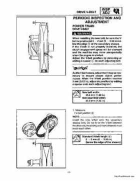 1999-2001 Yamaha Phazer 500 / Venture 500 service manual, Page 208