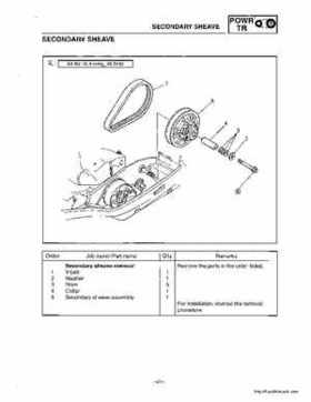 1999-2001 Yamaha Phazer 500 / Venture 500 service manual, Page 227
