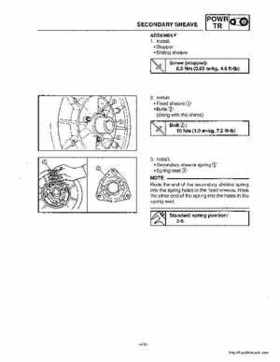 1999-2001 Yamaha Phazer 500 / Venture 500 service manual, Page 229