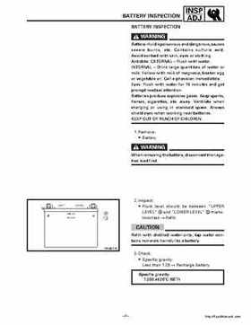 1999-2001 Yamaha Phazer 500 / Venture 500 service manual, Page 280