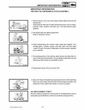 2001 Yamaha Mountain Max Service Manual, Page 7