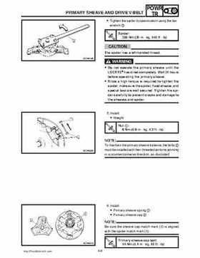 2001 Yamaha Mountain Max Service Manual, Page 101