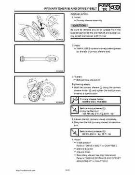 2001 Yamaha Mountain Max Service Manual, Page 103