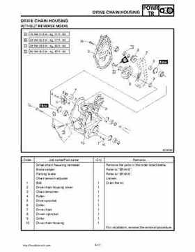 2001 Yamaha Mountain Max Service Manual, Page 110