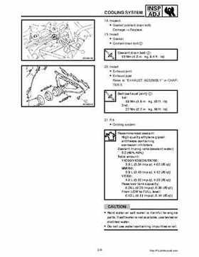 2002-2006 Yamaha SX Viper 700 Series Snowmobile Service Manual, Page 20