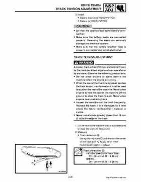 2002-2006 Yamaha SX Viper 700 Series Snowmobile Service Manual, Page 37