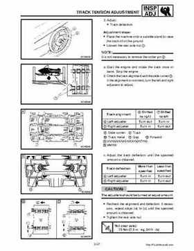 2002-2006 Yamaha SX Viper 700 Series Snowmobile Service Manual, Page 38