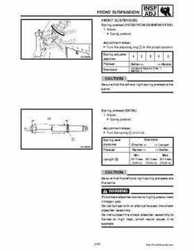 2002-2006 Yamaha SX Viper 700 Series Snowmobile Service Manual, Page 70