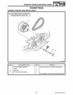2002-2006 Yamaha SX Viper 700 Series Snowmobile Service Manual, Page 94