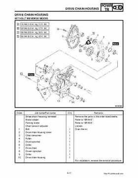 2002-2006 Yamaha SX Viper 700 Series Snowmobile Service Manual, Page 110