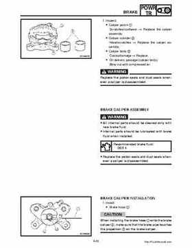 2002-2006 Yamaha SX Viper 700 Series Snowmobile Service Manual, Page 128