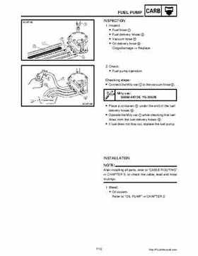 2002-2006 Yamaha SX Viper 700 Series Snowmobile Service Manual, Page 194