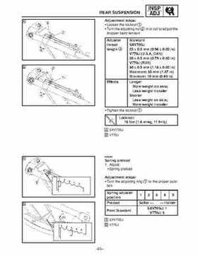 2002-2006 Yamaha SX Viper 700 Series Snowmobile Service Manual, Page 536