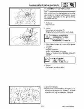 2003-2006 Yamaha Snowmobile RX1 Service Manual, Page 30