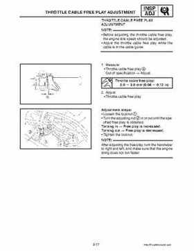 2003-2006 Yamaha Snowmobile RX1 Service Manual, Page 33