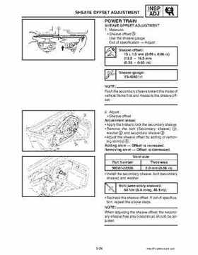 2003-2006 Yamaha Snowmobile RX1 Service Manual, Page 42