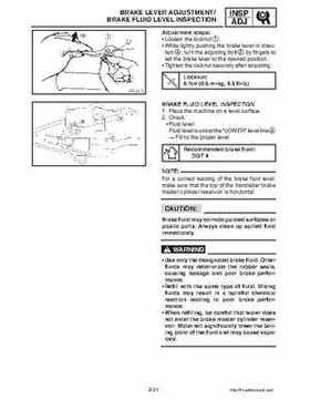 2003-2006 Yamaha Snowmobile RX1 Service Manual, Page 47