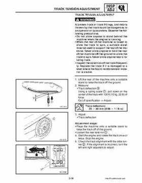 2003-2006 Yamaha Snowmobile RX1 Service Manual, Page 52