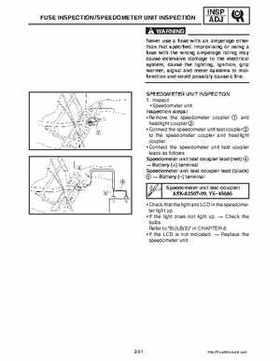 2003-2006 Yamaha Snowmobile RX1 Service Manual, Page 67