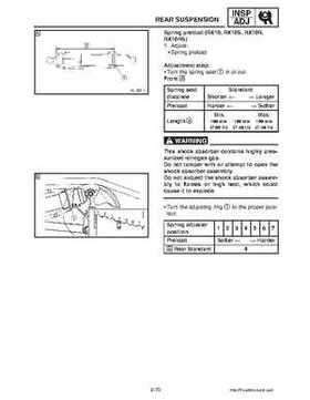 2003-2006 Yamaha Snowmobile RX1 Service Manual, Page 86