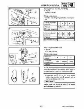 2003-2006 Yamaha Snowmobile RX1 Service Manual, Page 87