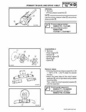 2003-2006 Yamaha Snowmobile RX1 Service Manual, Page 109