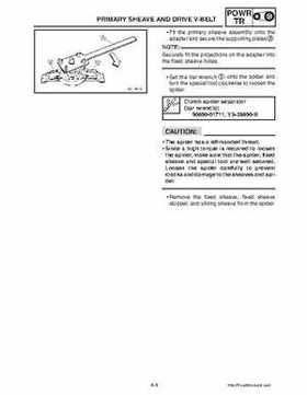 2003-2006 Yamaha Snowmobile RX1 Service Manual, Page 110