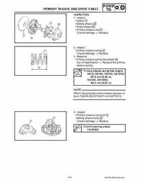 2003-2006 Yamaha Snowmobile RX1 Service Manual, Page 111