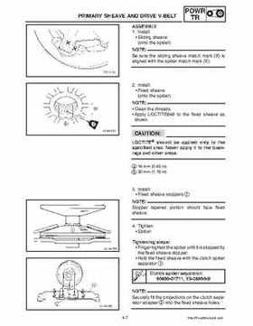 2003-2006 Yamaha Snowmobile RX1 Service Manual, Page 113