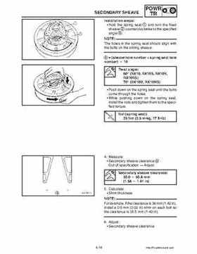 2003-2006 Yamaha Snowmobile RX1 Service Manual, Page 120
