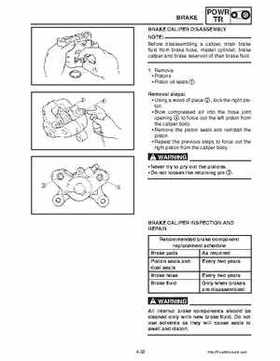 2003-2006 Yamaha Snowmobile RX1 Service Manual, Page 138