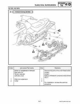 2003-2006 Yamaha Snowmobile RX1 Service Manual, Page 147