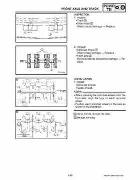 2003-2006 Yamaha Snowmobile RX1 Service Manual, Page 156