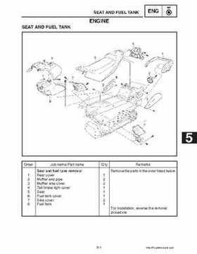 2003-2006 Yamaha Snowmobile RX1 Service Manual, Page 158