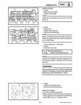 2003-2006 Yamaha Snowmobile RX1 Service Manual, Page 171