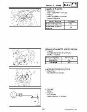 2003-2006 Yamaha Snowmobile RX1 Service Manual, Page 275